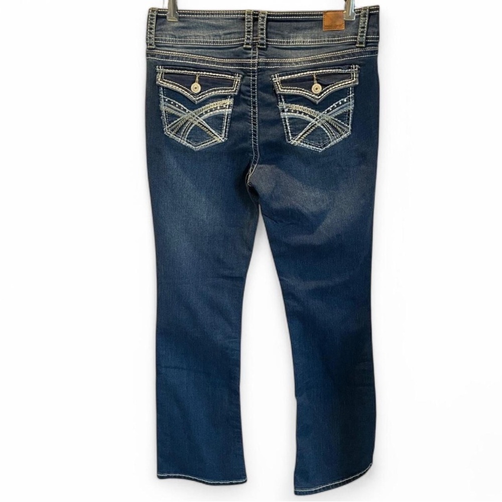 bootcut jeans women size 11 Waist 34 Length 30 Stretch Rise 10
